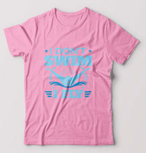 Load image into Gallery viewer, Swim T-Shirt for Men-Light Baby Pink-Ektarfa.online
