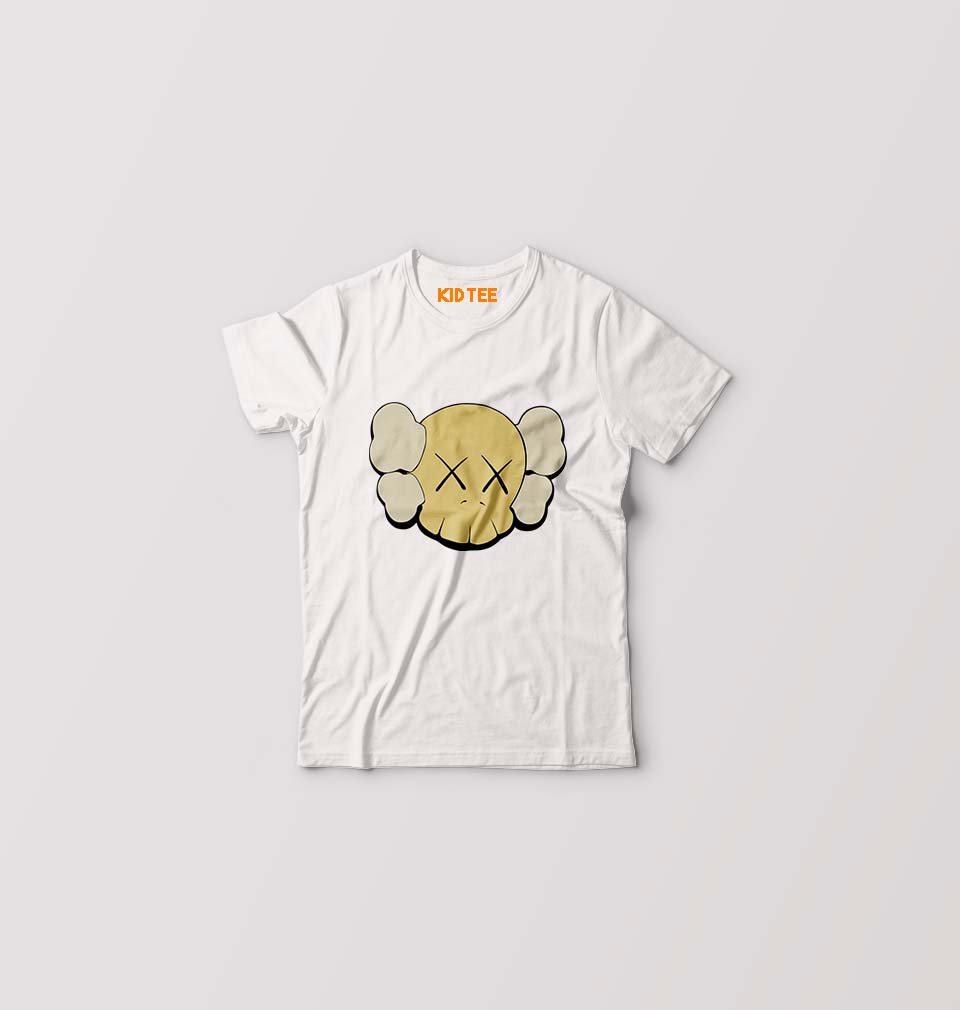 Kaws Kids T-Shirt for Boy/Girl-White-Ektarfa.online