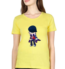 Load image into Gallery viewer, Edgar Brawl Starts T-Shirt for Women-Yellow-Ektarfa.online
