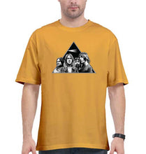 Load image into Gallery viewer, Pink Floyd Oversized T-Shirt for Men-Golden Yellow-Ektarfa.online
