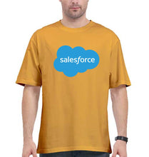 Load image into Gallery viewer, Salesforce Oversized T-Shirt for Men-Golden Yellow-Ektarfa.online
