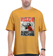 Load image into Gallery viewer, Rage Against The Machine Oversized T-Shirt for Men-Golden Yellow-Ektarfa.online
