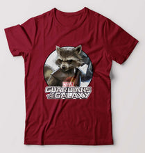 Load image into Gallery viewer, Rocket Raccoon T-Shirt for Men-Maroon-Ektarfa.online
