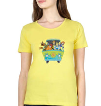 Load image into Gallery viewer, Scooby Doo T-Shirt for Women-Yellow-Ektarfa.online
