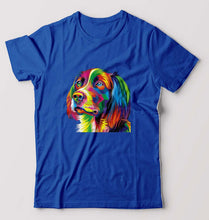 Load image into Gallery viewer, Dog T-Shirt for Men-Royal Blue-Ektarfa.online

