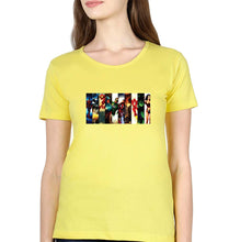 Load image into Gallery viewer, Superhero T-Shirt for Women-Yellow-Ektarfa.online

