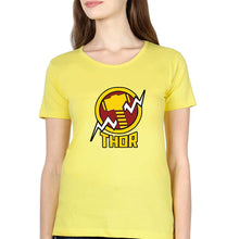 Load image into Gallery viewer, Thor Superhero T-Shirt for Women-Yellow-Ektarfa.online
