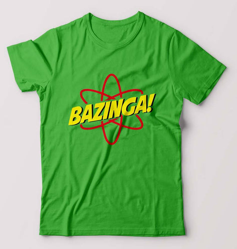 Sheldon Cooper Bazinga T-Shirt for Men-flag green-Ektarfa.online