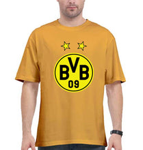Load image into Gallery viewer, Borussia Dortmund Oversized T-Shirt for Men-Golden Yellow-Ektarfa.online

