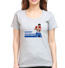 Load image into Gallery viewer, Manny Pacquiao T-Shirt for Women-Grey Melange-Ektarfa.online
