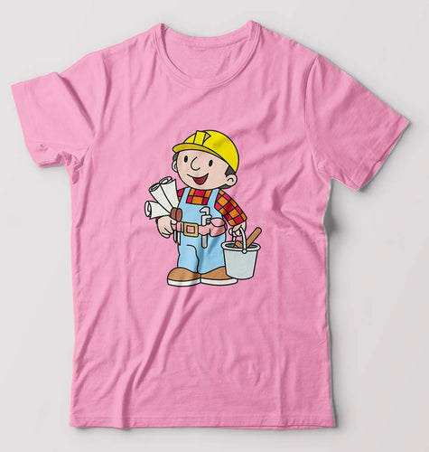 Bob the Builder T-Shirt for Men-Light Baby Pink-Ektarfa.online