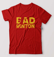 Load image into Gallery viewer, Badminton T-Shirt for Men-Red-Ektarfa.online
