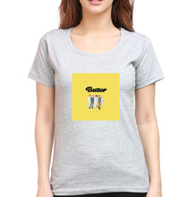 Load image into Gallery viewer, BTS Butter T-Shirt for Women-Grey Melange-Ektarfa.online
