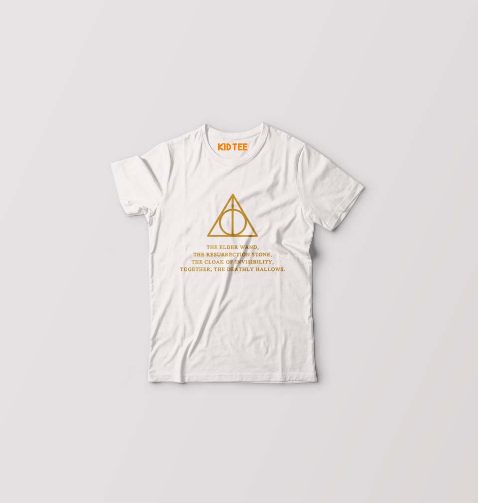 Harry Potter Kids T-Shirt for Boy/Girl-White-Ektarfa.online