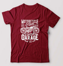Load image into Gallery viewer, Motorcycle T-Shirt for Men-Maroon-Ektarfa.online
