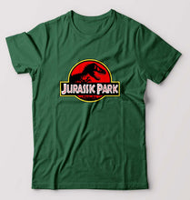 Load image into Gallery viewer, Jurassic Park T-Shirt for Men-Bottle Green-Ektarfa.online
