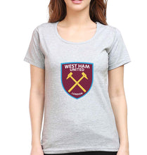 Load image into Gallery viewer, West-Ham T-Shirt for Women-Grey Melange-Ektarfa.online

