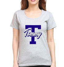Load image into Gallery viewer, Varsity Tommy T-Shirt for Women-Grey Melange-Ektarfa.online
