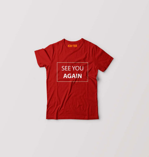Fast & Furious See You Again Kids T-Shirt for Boy/Girl-Red-Ektarfa.online