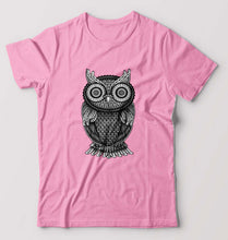 Load image into Gallery viewer, Owl T-Shirt for Men-Light Baby Pink-Ektarfa.online
