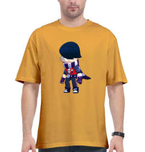 Load image into Gallery viewer, Edgar Brawl Starts Oversized T-Shirt for Men-Golden Yellow-Ektarfa.online
