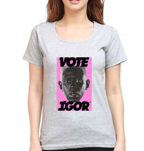 Load image into Gallery viewer, Igor T-Shirt for Women-Grey Melange-Ektarfa.online
