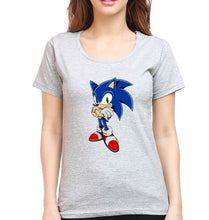 Load image into Gallery viewer, Sonic T-Shirt for Women-Grey Melange-Ektarfa.online
