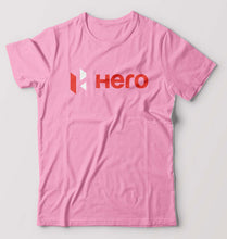 Load image into Gallery viewer, Hero MotoCorp T-Shirt for Men-Light Baby Pink-Ektarfa.online
