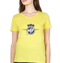 Load image into Gallery viewer, MV Agusta T-Shirt for Women-Yellow-Ektarfa.online
