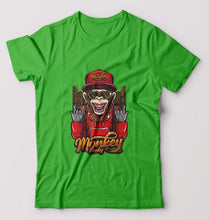 Load image into Gallery viewer, Hip Hop Monkey T-Shirt for Men-flag green-Ektarfa.online
