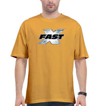 Load image into Gallery viewer, Fast X Oversized T-Shirt for Men-Golden Yellow-Ektarfa.online
