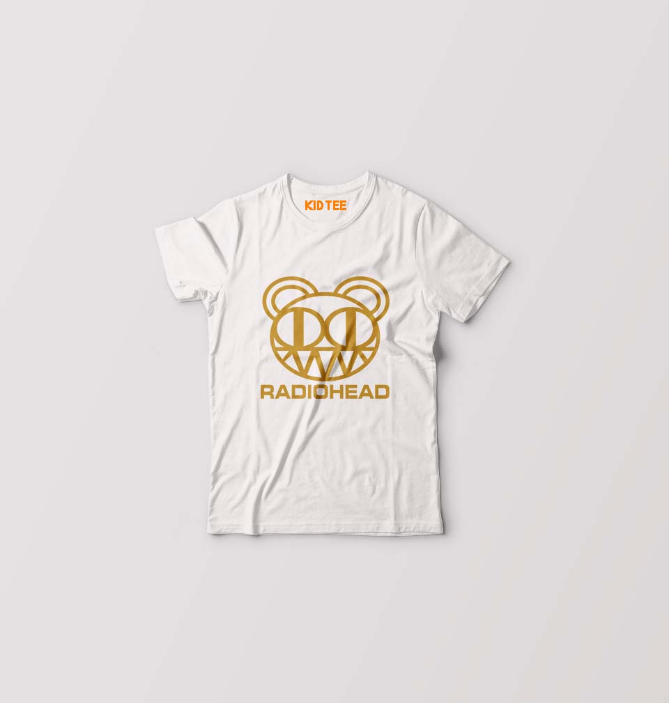 Radiohead Kids T-Shirt for Boy/Girl-White-Ektarfa.online