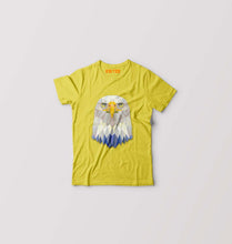 Load image into Gallery viewer, TRIANGLE_EAGLE Kids T-Shirt for Boy/Girl-Yellow-Ektarfa.online
