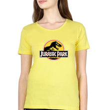 Load image into Gallery viewer, Jurassic Park T-Shirt for Women-Yellow-Ektarfa.online
