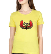 Load image into Gallery viewer, Wings of Strength T-Shirt for Women-Yellow-Ektarfa.online
