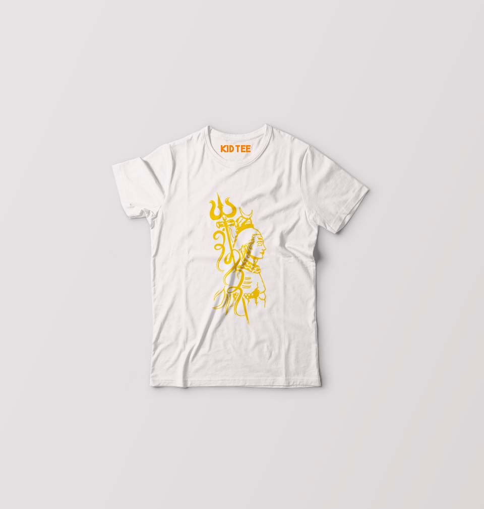 Shiv Kids T-Shirt for Boy/Girl-White-Ektarfa.online