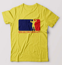 Load image into Gallery viewer, Gym Funny T-Shirt for Men-Yellow-Ektarfa.online
