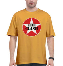 Load image into Gallery viewer, The Clash Oversized T-Shirt for Men-Golden Yellow-Ektarfa.online
