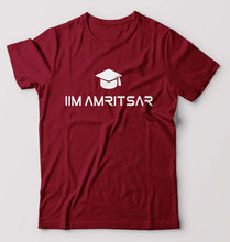 Load image into Gallery viewer, IIM Amritsar T-Shirt for Men-Maroon-Ektarfa.online
