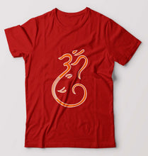 Load image into Gallery viewer, Ganpati JI(Ganesh) T-Shirt for Men-Red-Ektarfa.online
