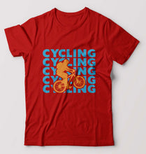 Load image into Gallery viewer, Cycling T-Shirt for Men-Red-Ektarfa.online

