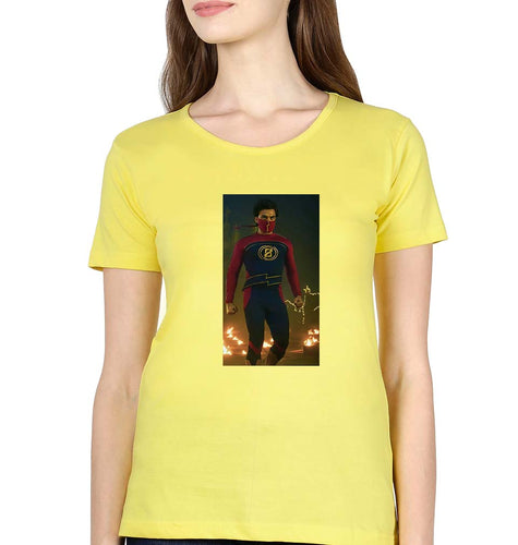 Minnal Murali T-Shirt for Women-Yellow-Ektarfa.online