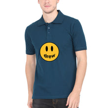 Load image into Gallery viewer, Drew House Polo T-Shirt for Men-Petrol Blue-Ektarfa.online
