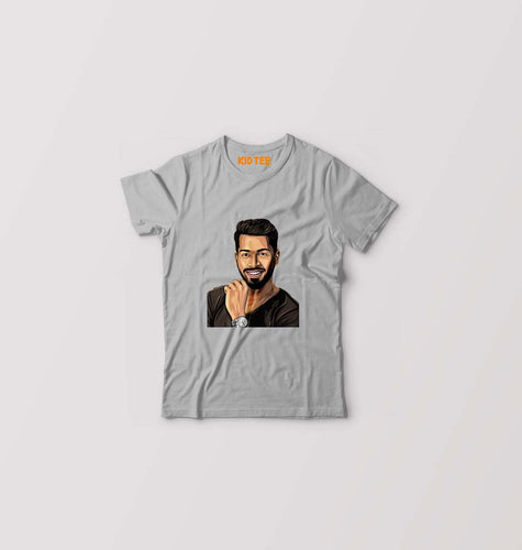 Hardik Pandya Kids T-Shirt for Boy/Girl-Grey-Ektarfa.online
