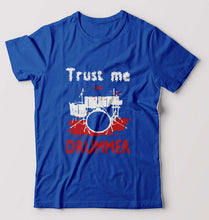 Load image into Gallery viewer, Drummer T-Shirt for Men-Royal Blue-Ektarfa.online
