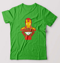 Load image into Gallery viewer, Iron Man T-Shirt for Men-flag green-Ektarfa.online
