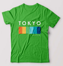 Load image into Gallery viewer, Tokyo Japan T-Shirt for Men-flag green-Ektarfa.online
