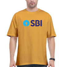 Load image into Gallery viewer, State Bank of India(SBI) Oversized T-Shirt for Men-Golden Yellow-Ektarfa.online

