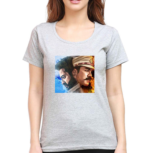 RRR T-Shirt for Women-Grey Melange-Ektarfa.online