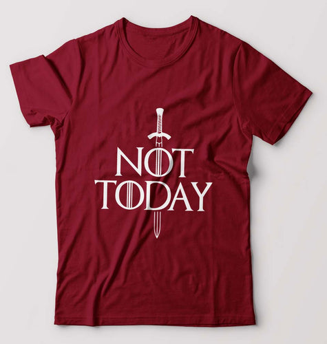 Not Today (GOT) T-Shirt for Men-Maroon-Ektarfa.online